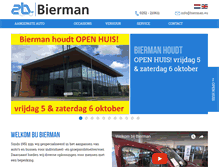 Tablet Screenshot of biermanab.nl